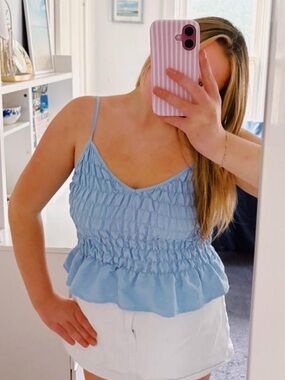 Boutique babydoll top / size m